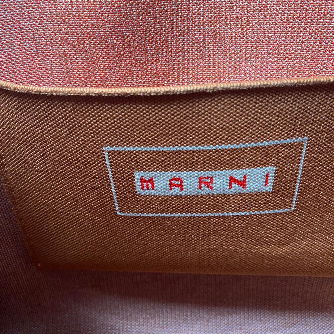 マルニ MARNI ジャガード ロゴ 2WAY ショルダーバッグ ハンドバッグ 斜めがけ クロスボディ レディース