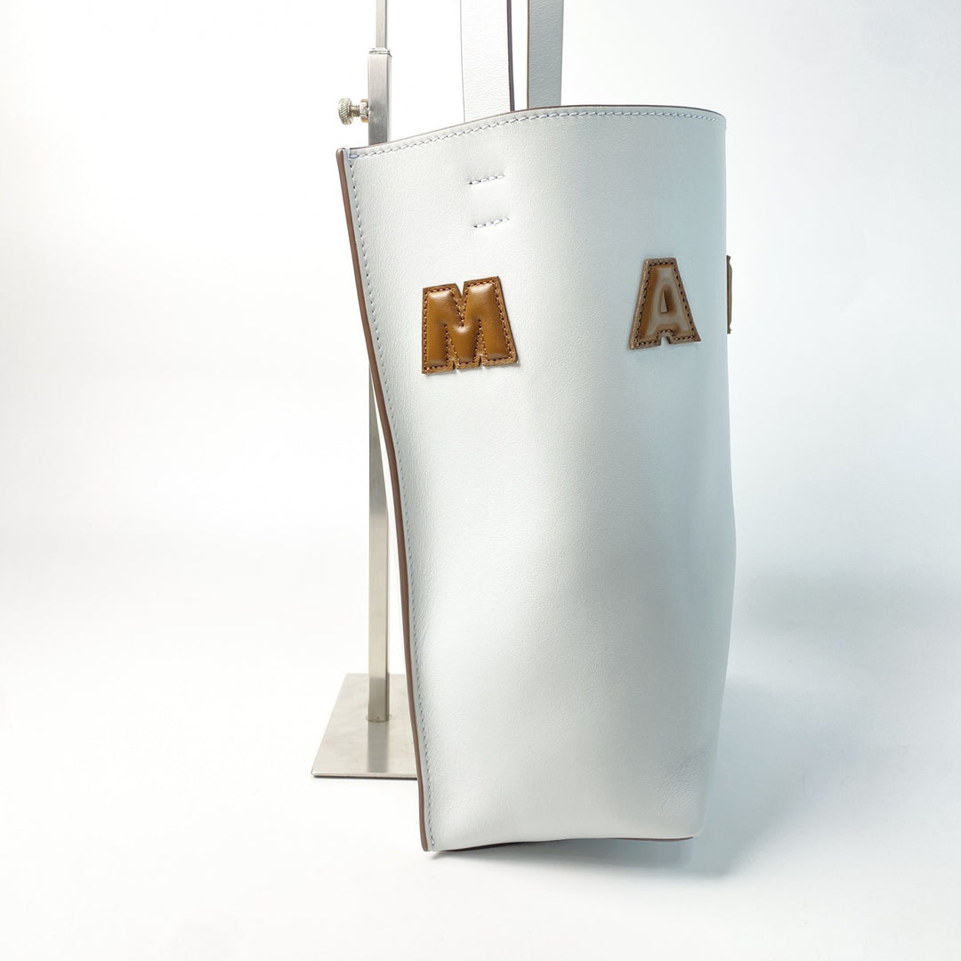 現行モデル 定価27万 マルニ MARNI レディース ミュゼオ ホーボー ショルダーバッグ トートバッグ レザー 肩がけ