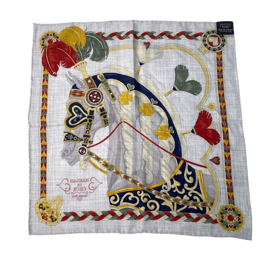 未使用 エルメス HERMES レディース カレ ガヴロッシュ 45 アルネ・ドゥ・クール