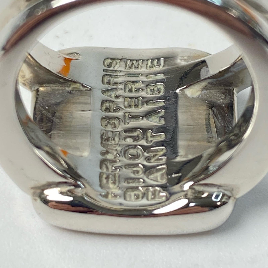 美品 エルメス HERMES セリエ コロゾ シェル リング 日本サイズ 11号 レディース