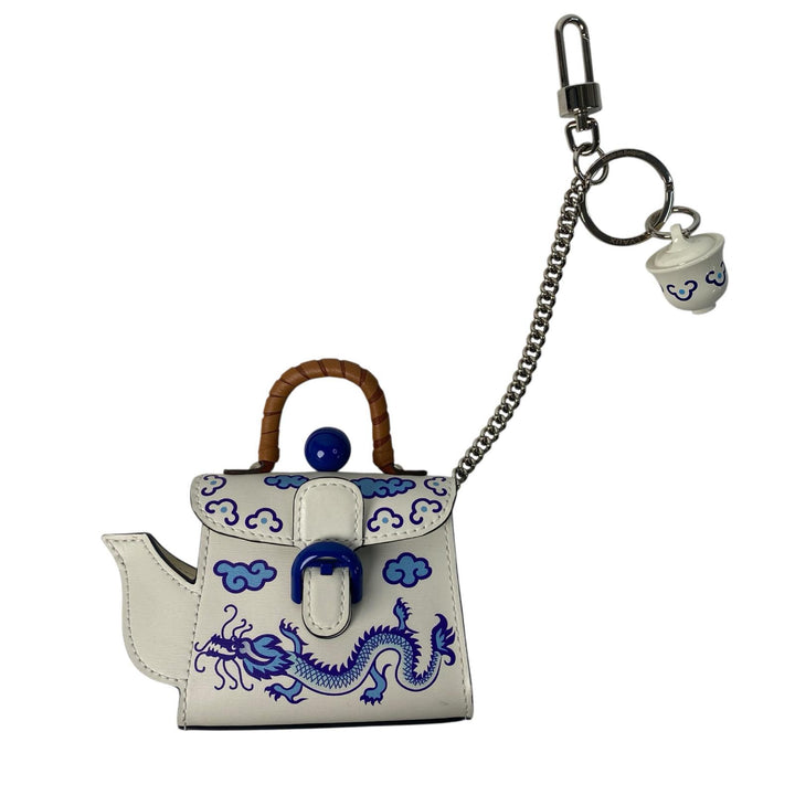 未使用 デルヴォー DELVAUX レ・ミニアチュール レザー バッグチャーム レディース