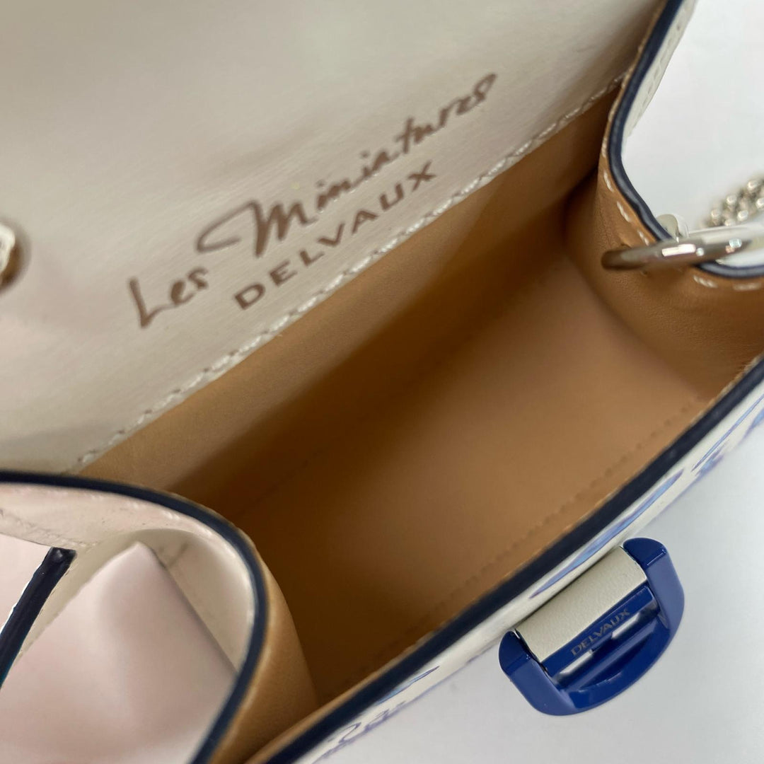 未使用 デルヴォー DELVAUX レ・ミニアチュール レザー バッグチャーム レディース