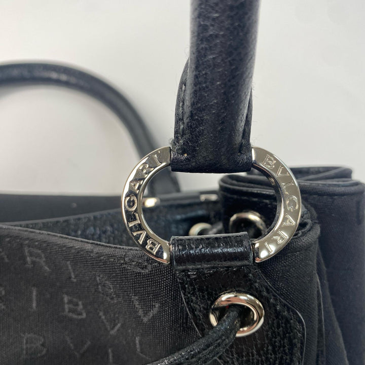 美品 ブルガリ BVLGARI ロゴマニア ハンドバッグ レディース