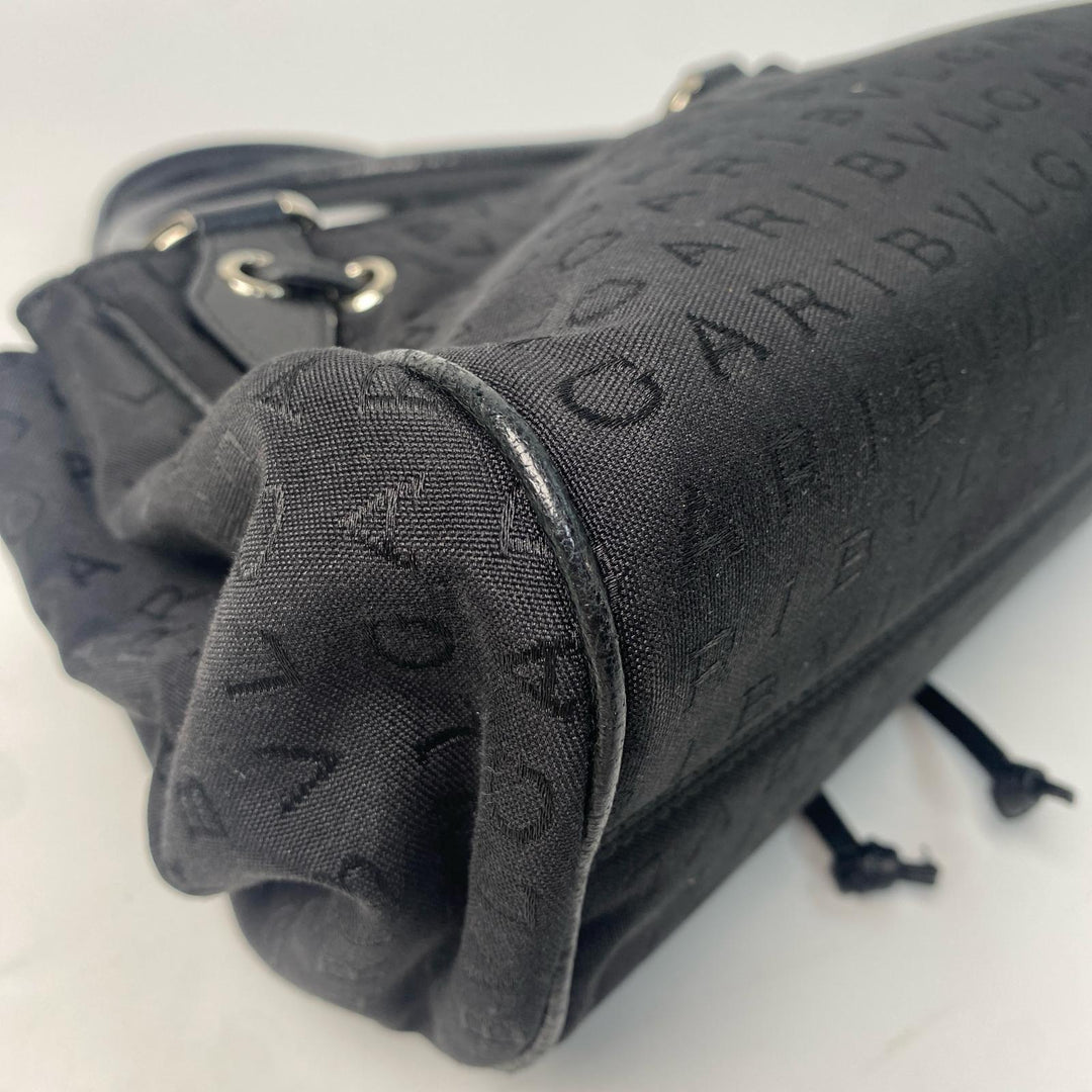 美品 ブルガリ BVLGARI ロゴマニア ハンドバッグ レディース