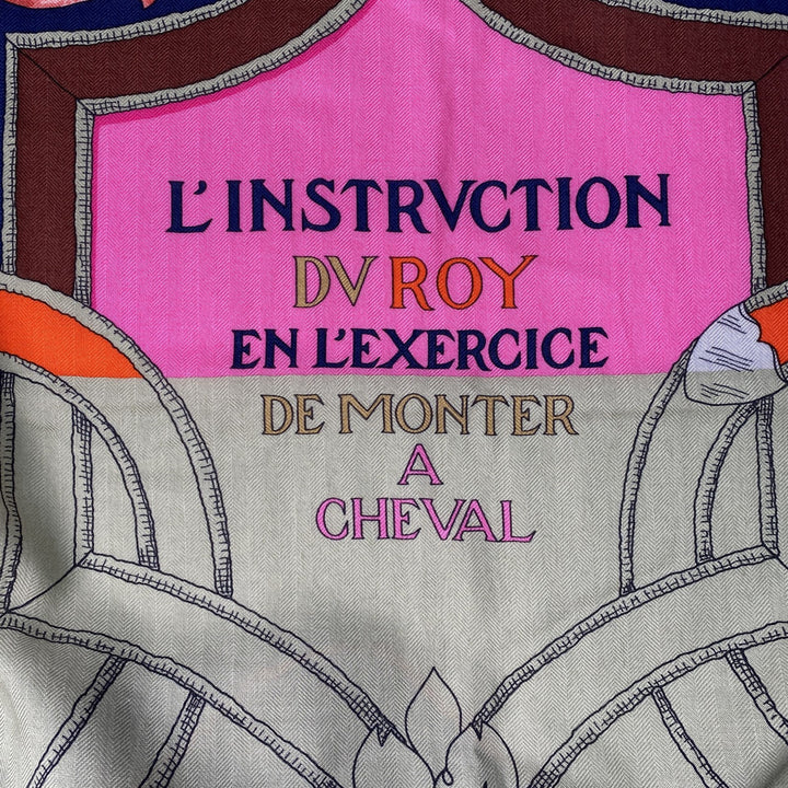 美品 エルメス HERMES レディース カレジュアン 140 帝王学 バヤデール カシシル スカーフ