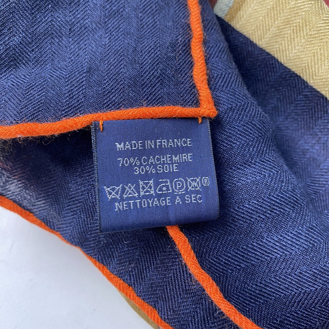 美品 エルメス HERMES レディース カレジュアン 140 帝王学 バヤデール カシシル スカーフ