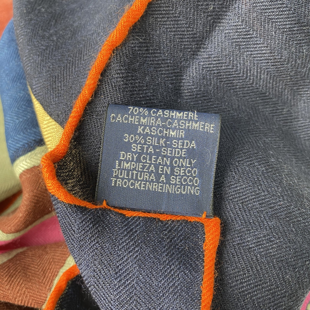 美品 エルメス HERMES レディース カレジュアン 140 帝王学 バヤデール カシシル スカーフ