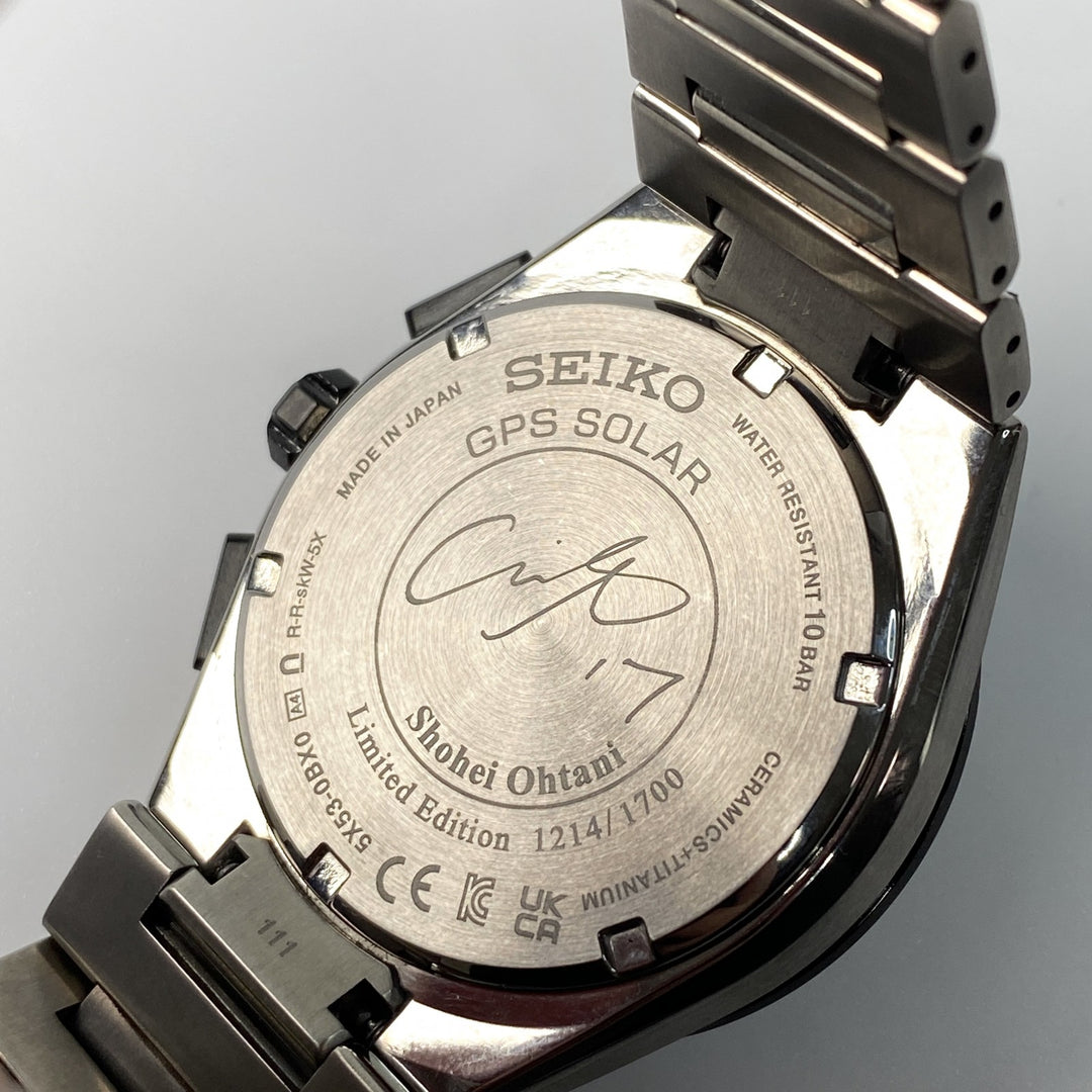 セイコー SEIKO メンズ アストロン 大谷翔平モデル 腕時計 5X53-0BX0