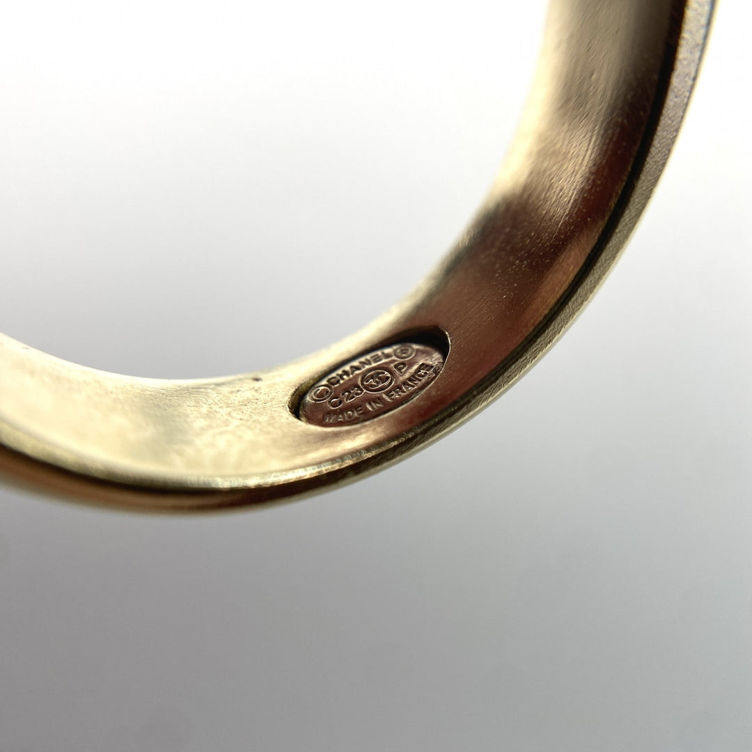 美品 シャネル CHANEL レディース ピンク ストーン ハートリング C23P 12号