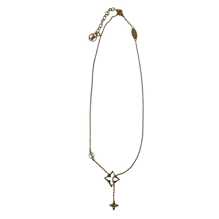 美品 ルイヴィトン LOUIS VUITTON フラワーグラム ネックレス M01234 レディース