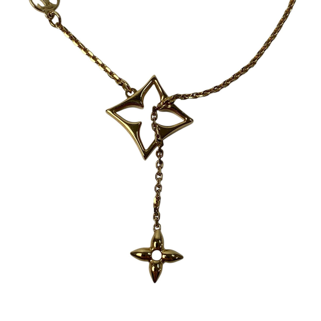 美品 ルイヴィトン LOUIS VUITTON フラワーグラム ネックレス M01234 レディース