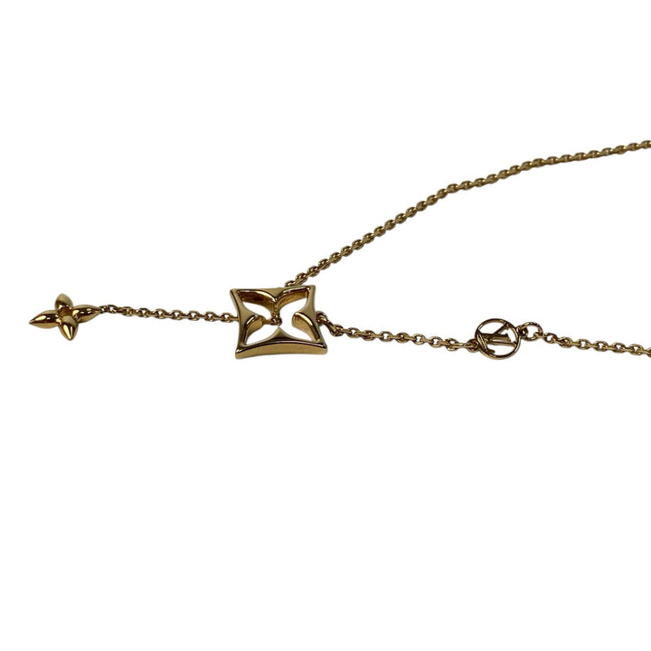 美品 ルイヴィトン LOUIS VUITTON フラワーグラム ネックレス M01234 レディース