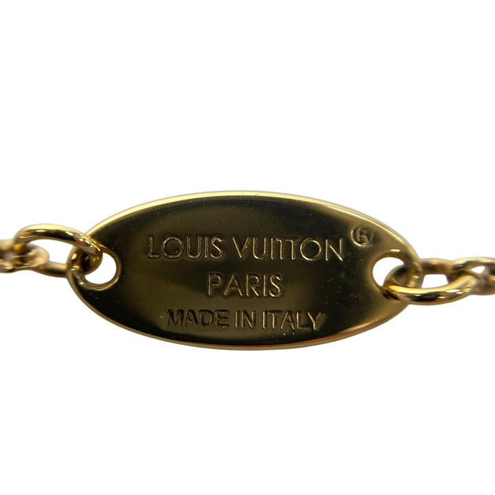 美品 ルイヴィトン LOUIS VUITTON フラワーグラム ネックレス M01234 レディース