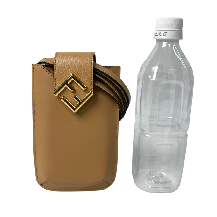 美品 フェンディ FENDI FFダイヤモンド フォンポーチ 7AS188 スマホショルダー 斜めがけ クロスボディ レディース