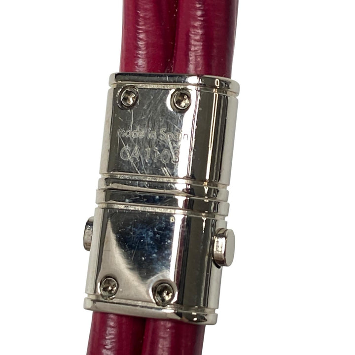 ルイヴィトン LOUIS VUITTON カデナ レザー ブレスレット CA1103 レディース