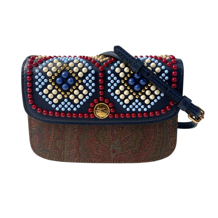 現行モデル 新品 エトロ ETRO レディース エッセンシャル ビーズ ミニバッグ ショルダーバッグ 斜めがけ クロスボディ