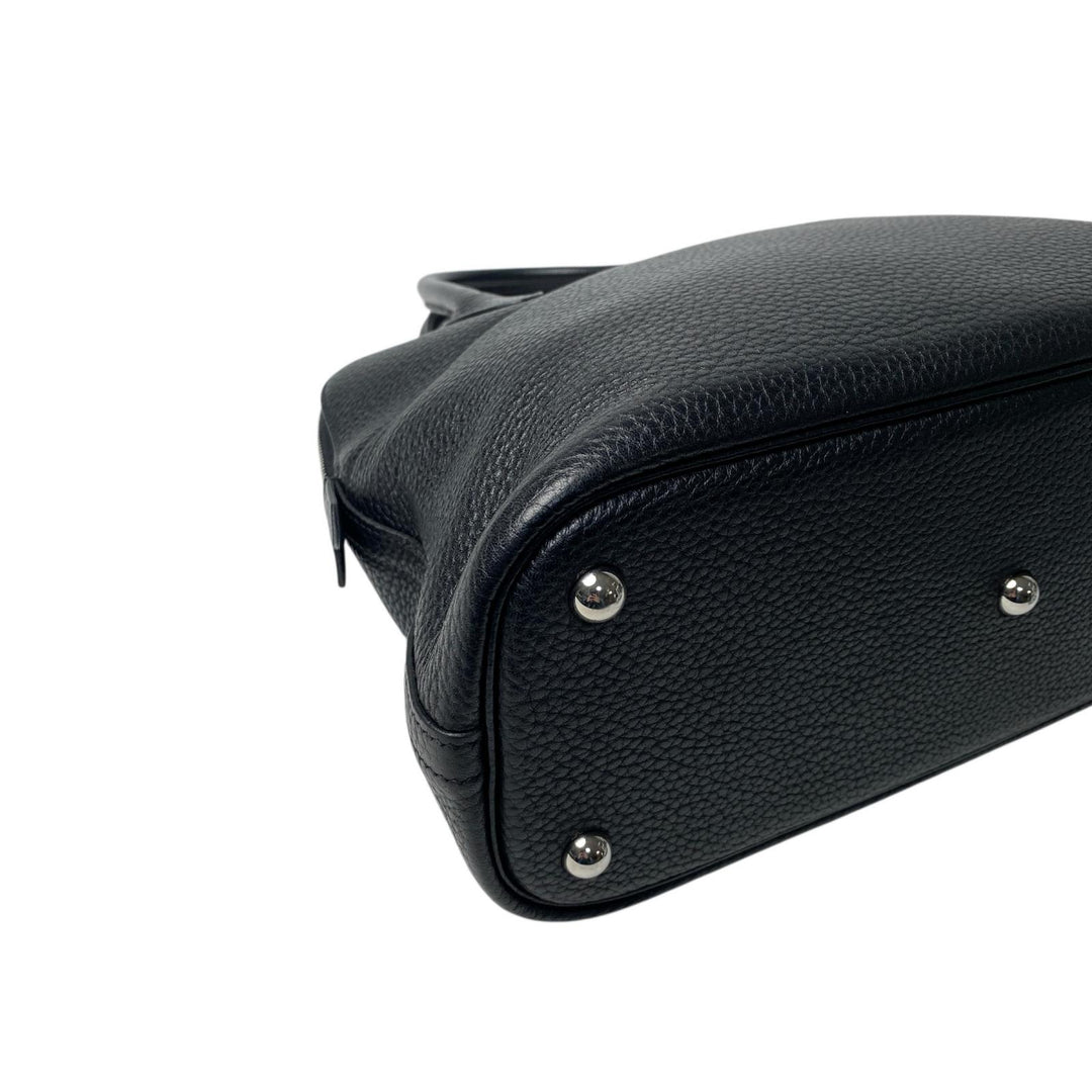 エルメス HERMES ボリード31 2way ハンドバッグ ショルダーバッグ 黒 ブラック トリヨン T刻印 SV金具 レディース