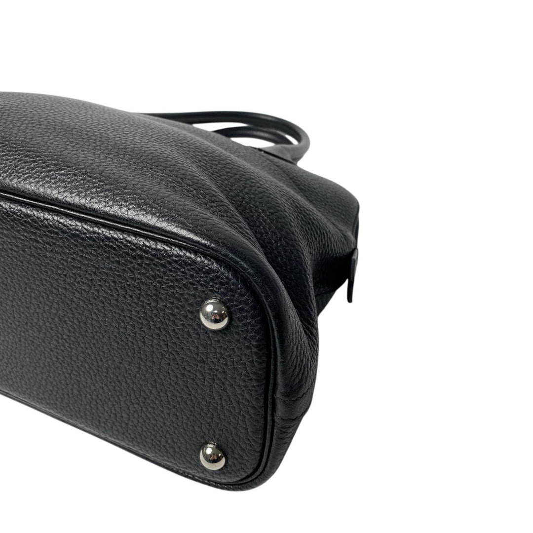 エルメス HERMES ボリード31 2way ハンドバッグ ショルダーバッグ 黒 ブラック トリヨン T刻印 SV金具 レディース