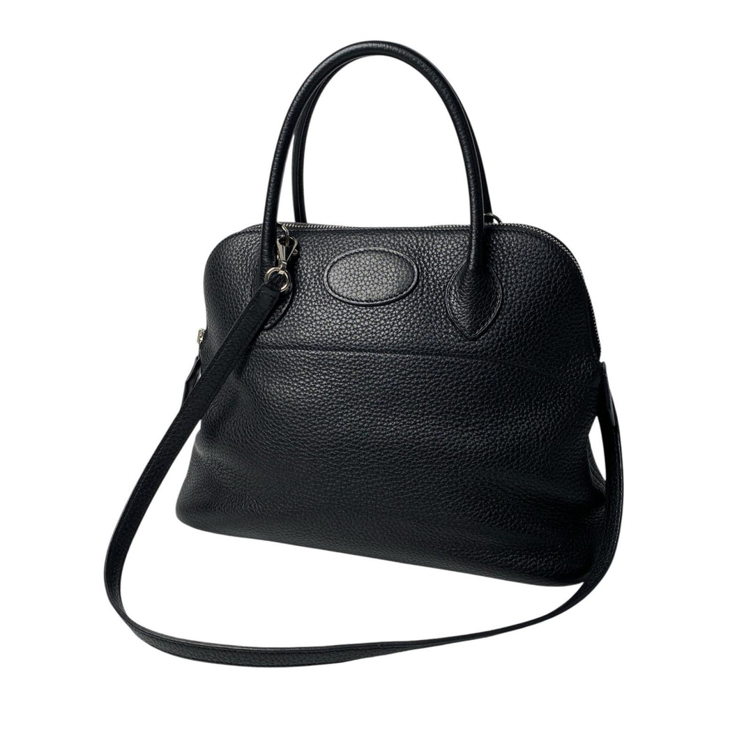 エルメス HERMES ボリード31 2way ハンドバッグ ショルダーバッグ 黒 ブラック トリヨン T刻印 SV金具 レディース