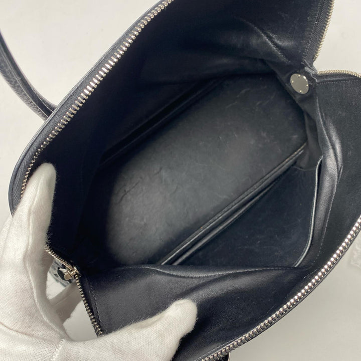 エルメス HERMES ボリード31 2way ハンドバッグ ショルダーバッグ 黒 ブラック トリヨン T刻印 SV金具 レディース