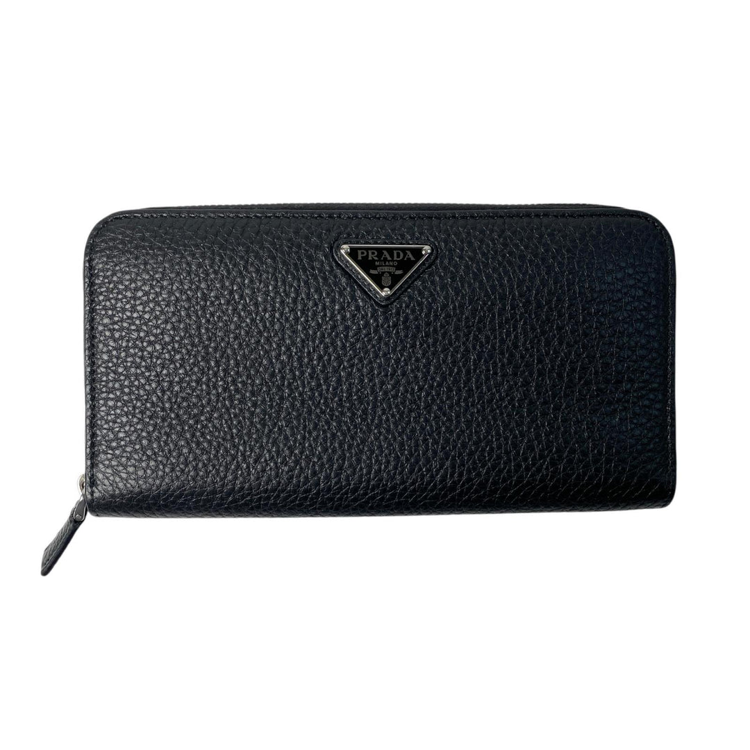 未使用 プラダ PRADA ヴィッテロダイノレザー 2ML317 長財布 ブラック　黒 メンズ