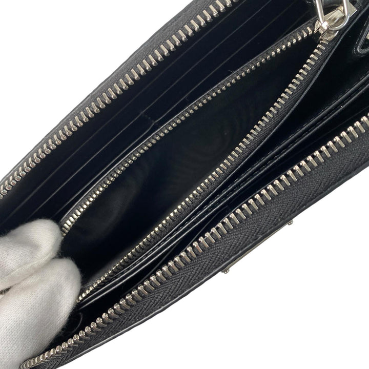 未使用 プラダ PRADA ヴィッテロダイノレザー 2ML317 長財布 ブラック　黒 メンズ