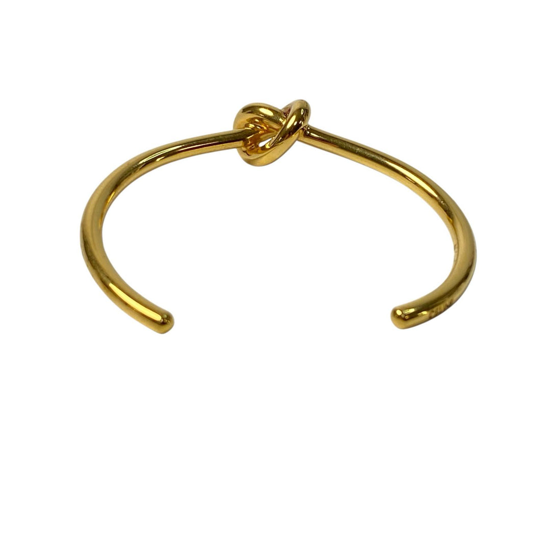 セリーヌ CELINE ノット エクストラシン ブレスレット ゴールド フィニッシュブラス レディース