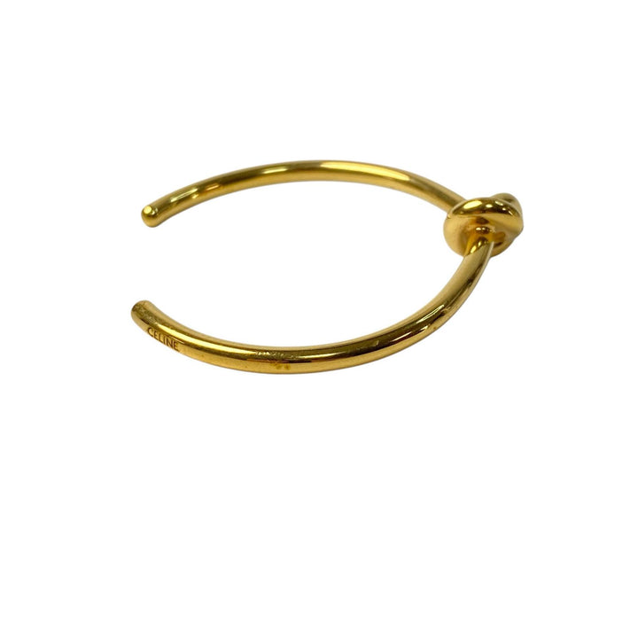 セリーヌ CELINE ノット エクストラシン ブレスレット ゴールド フィニッシュブラス レディース