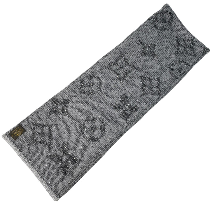 ルイヴィトン LOUIS VUITTON エシャルプ モノグラム マフラー スパンコール レディース