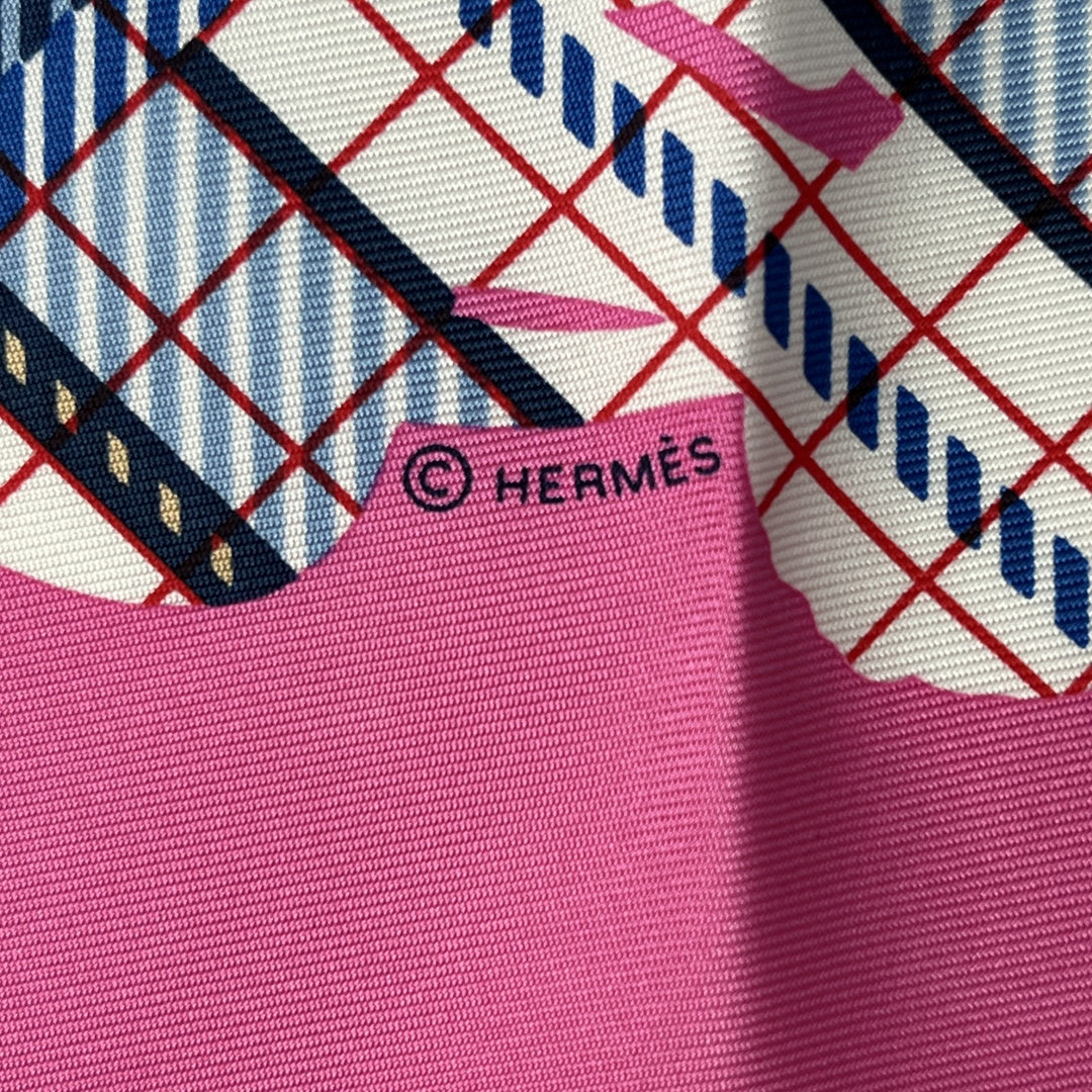 未使用 エルメス HERMES レディース ブリッド・ドゥ・ガラ・タータン ガヴロッシュ 45 スカーフ