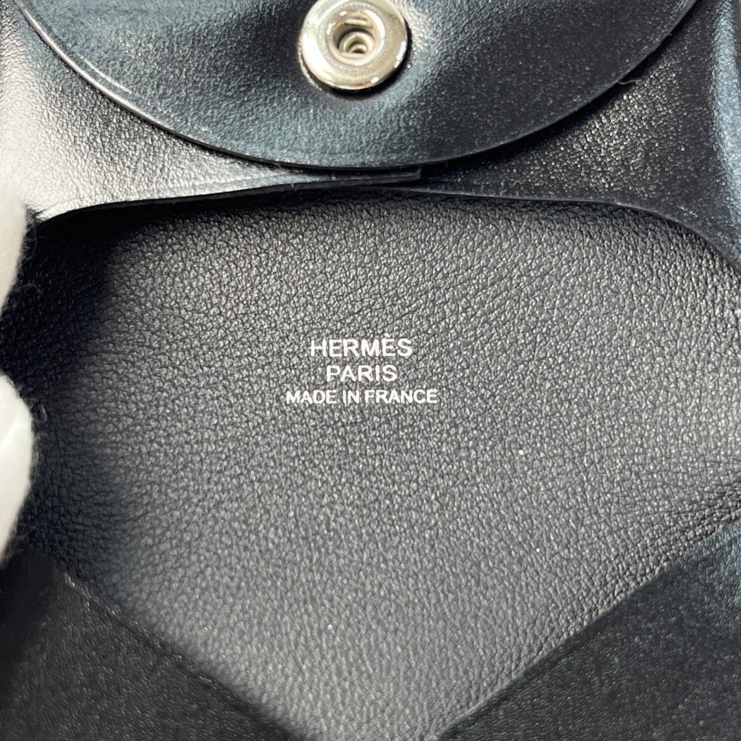 未使用 エルメス HERMES メンズ バスティア コインケース ボックスカーフ U刻印