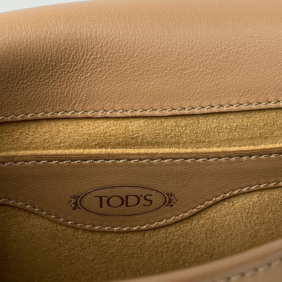 TOD'S トッズ ダブルT ショルダーバッグ レザー 斜めがけ クロスボディ レディース