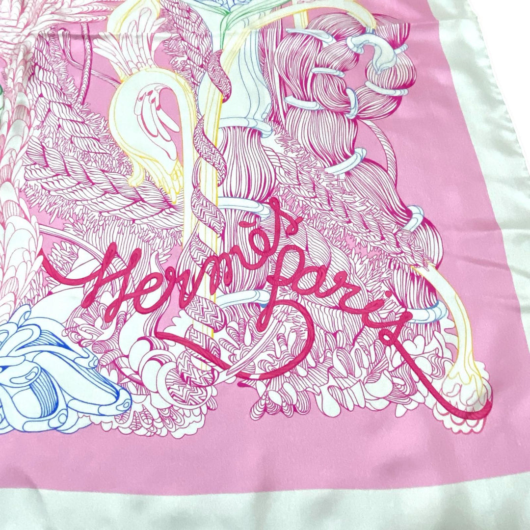 エルメス HERMES カレ 140 空想の植物誌 シルク スカーフ ストール レディース