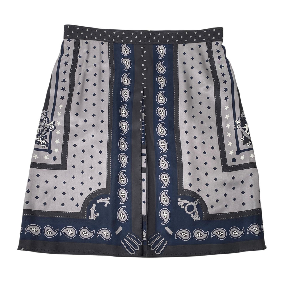 未使用 エルメス HERMES Harnais de CourBandana シルクスカート #40 レディース