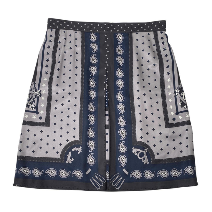 未使用 エルメス HERMES Harnais de CourBandana シルクスカート #40 レディース