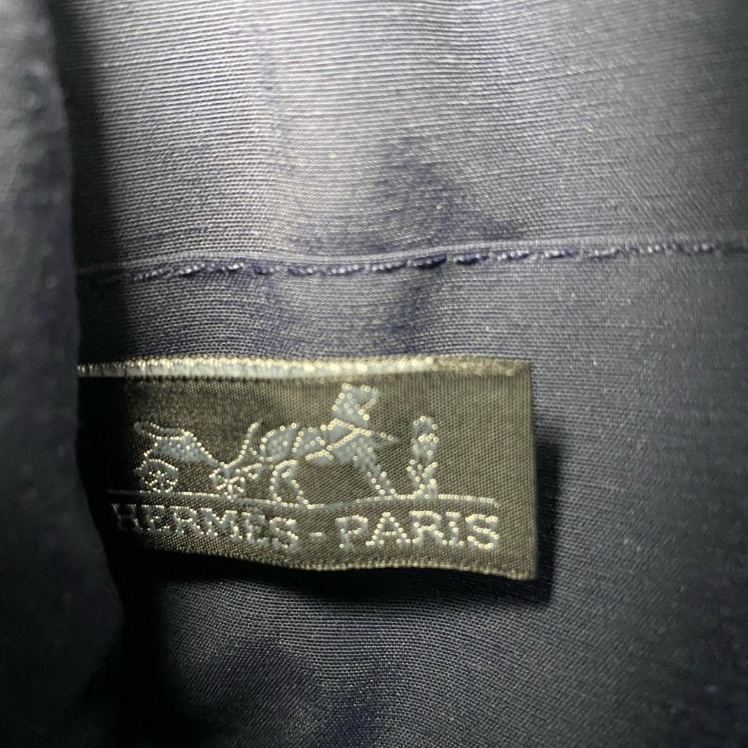 美品 エルメス HERMES ドーヴィル ポーチ ネイビー レディース