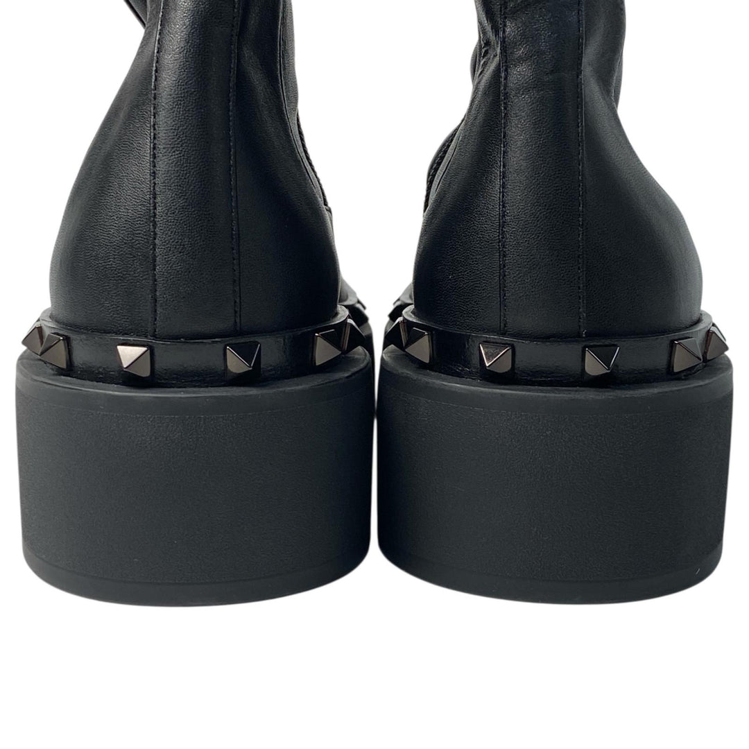 未使用 ヴァレンティノ ガラヴァーニ valentino garavani スタッズ ニーハイ ロングブーツ #35 レディース