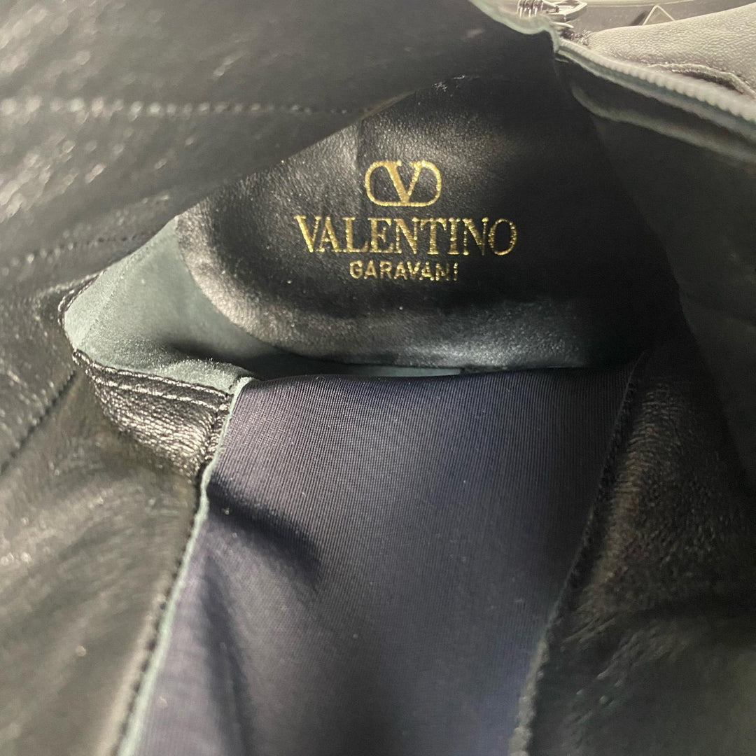 未使用 ヴァレンティノ ガラヴァーニ valentino garavani スタッズ ニーハイ ロングブーツ #35 レディース
