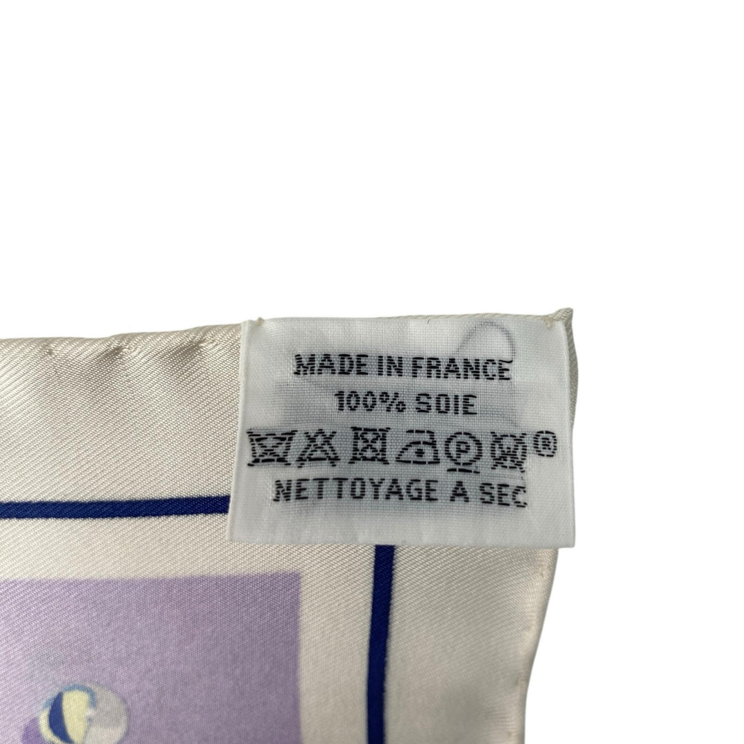 エルメス HERMES ガヴロッシュ カレ45 ビー玉 スカーフ バンダナ シルク レディース