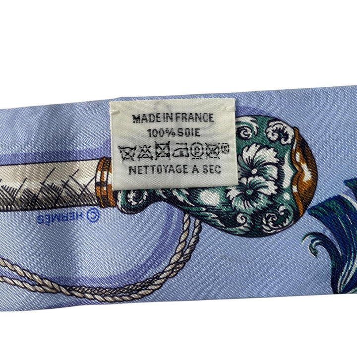 美品 エルメス HERMES ツイリー 騎馬進行 新タグ レディース