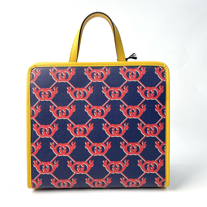 新品 タグあり グッチ GUCCI レディース GGスプリーム ロゴマーク ハンドバッグ 605614