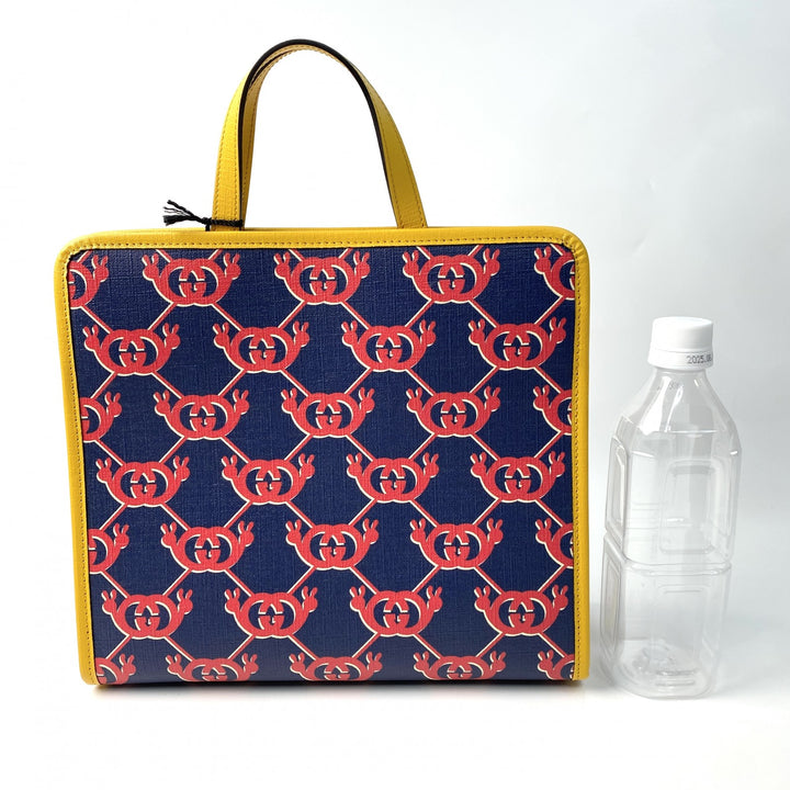 新品 タグあり グッチ GUCCI レディース GGスプリーム ロゴマーク ハンドバッグ 605614