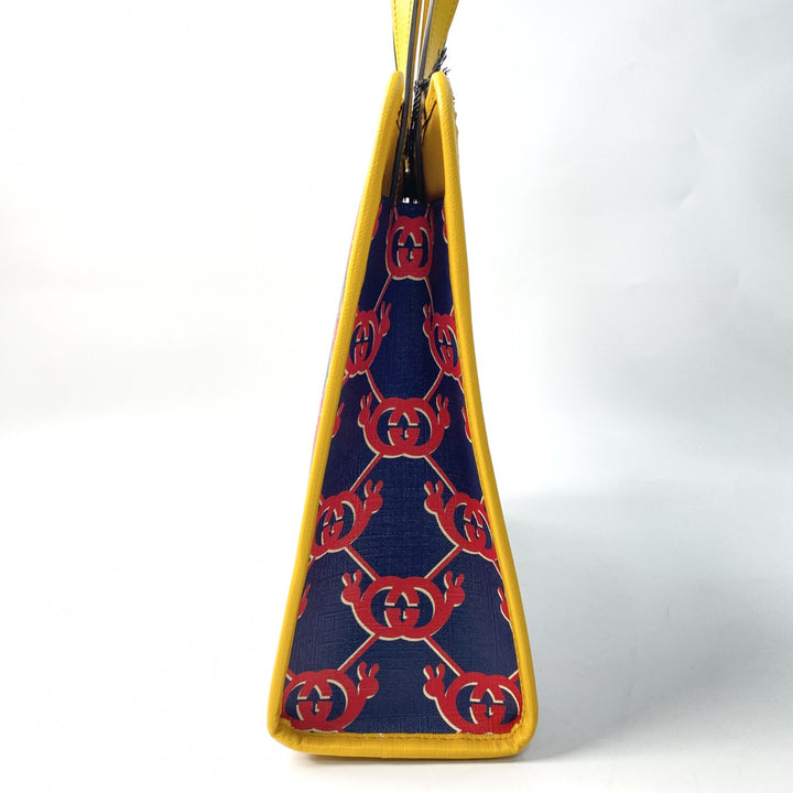 新品 タグあり グッチ GUCCI レディース GGスプリーム ロゴマーク ハンドバッグ 605614