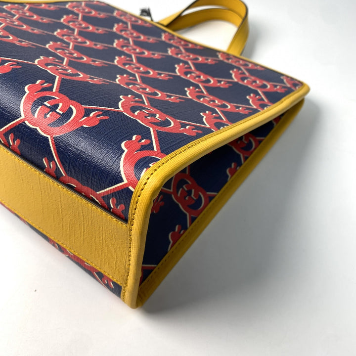 新品 タグあり グッチ GUCCI レディース GGスプリーム ロゴマーク ハンドバッグ 605614