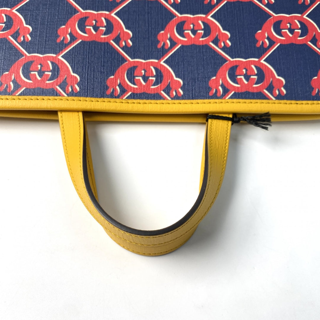 新品 タグあり グッチ GUCCI レディース GGスプリーム ロゴマーク ハンドバッグ 605614