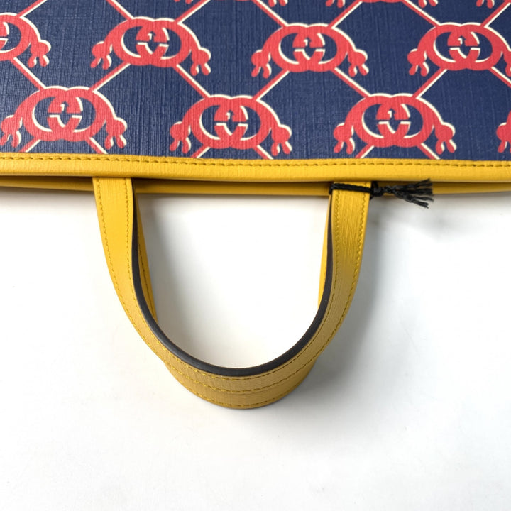 新品 タグあり グッチ GUCCI レディース GGスプリーム ロゴマーク ハンドバッグ 605614