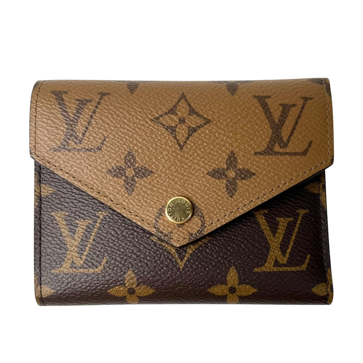 美品 ルイヴィトン LOUIS VUITTON レディース ポルトフォイユ ヴィクトリーヌ 三つ折り財布 M81557 IC
