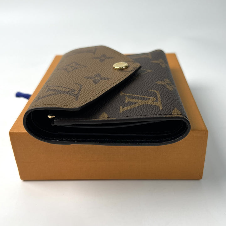 美品 ルイヴィトン LOUIS VUITTON レディース ポルトフォイユ ヴィクトリーヌ 三つ折り財布 M81557 IC