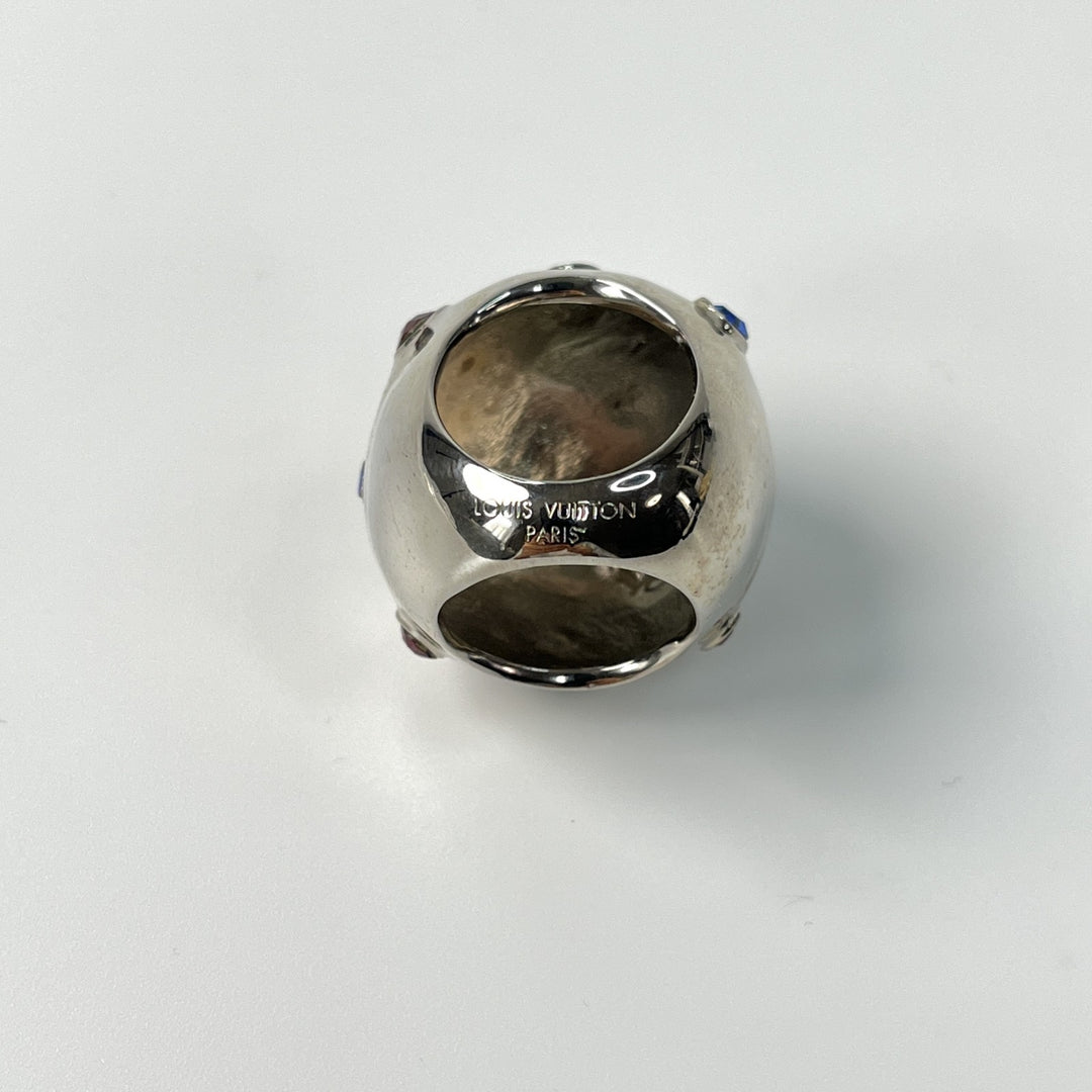ルイヴィトン LOUIS VUITTON メンズ リング プラネット ストラスカクテルリング 約13号