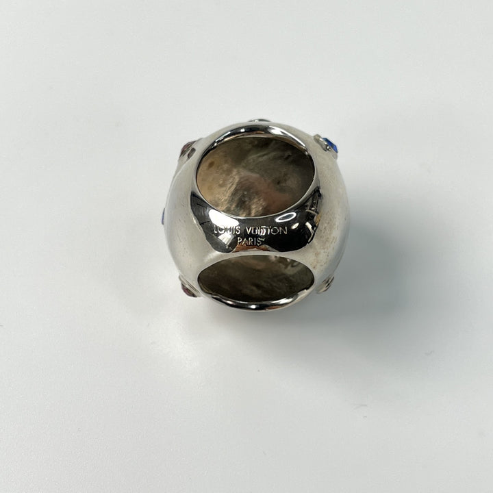 ルイヴィトン LOUIS VUITTON メンズ リング プラネット ストラスカクテルリング 約13号